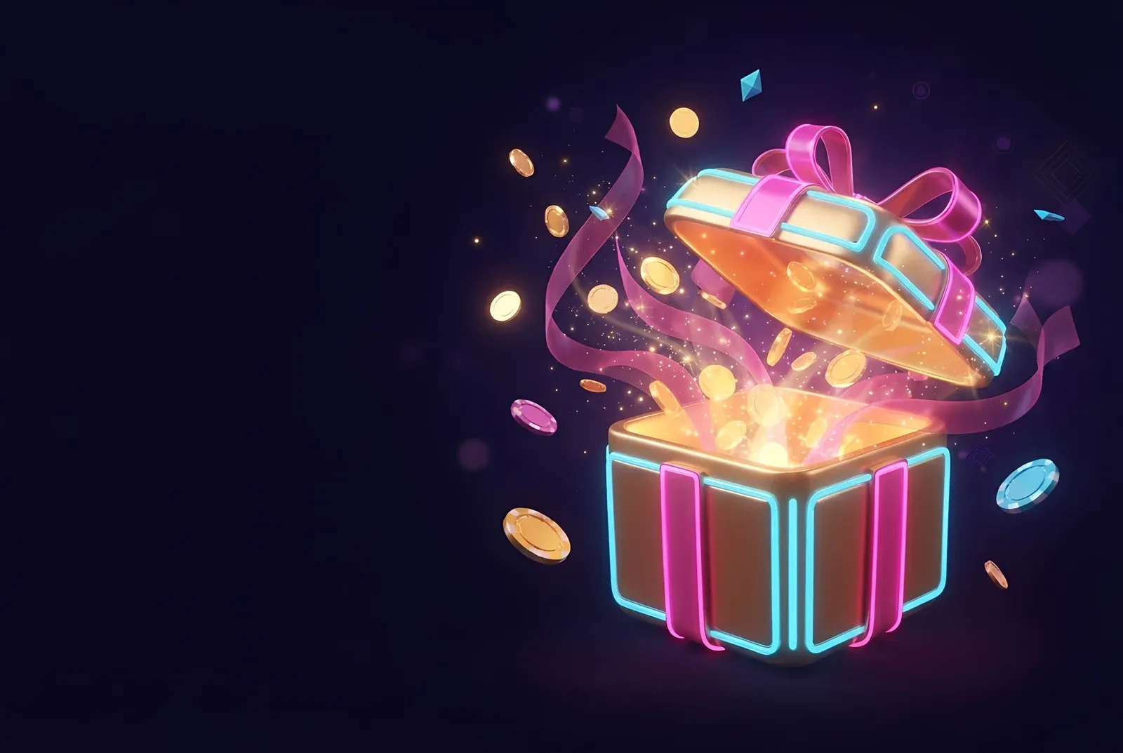 Подарочная коробка с монетами — бонусы для слотов Pragmatic Play